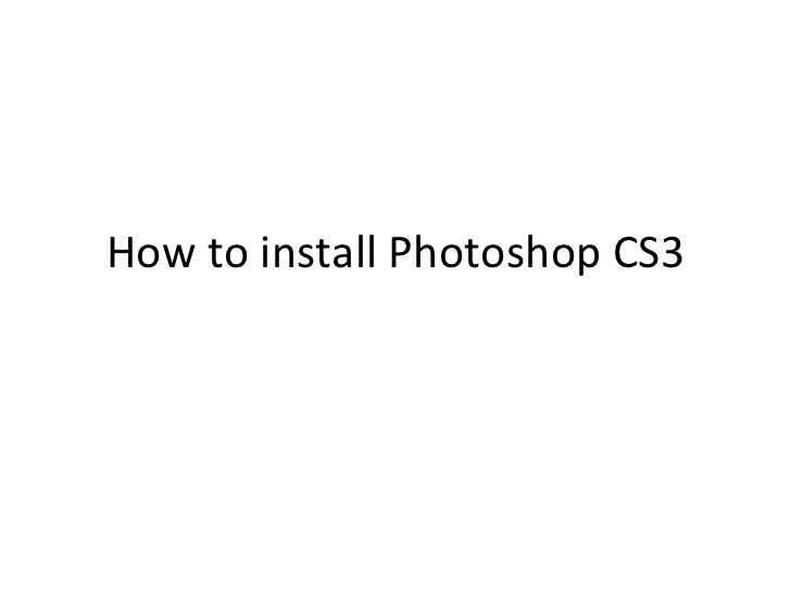 Photoshop cs3 extended serial number